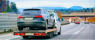 Abholservice auch für Unfallwagen